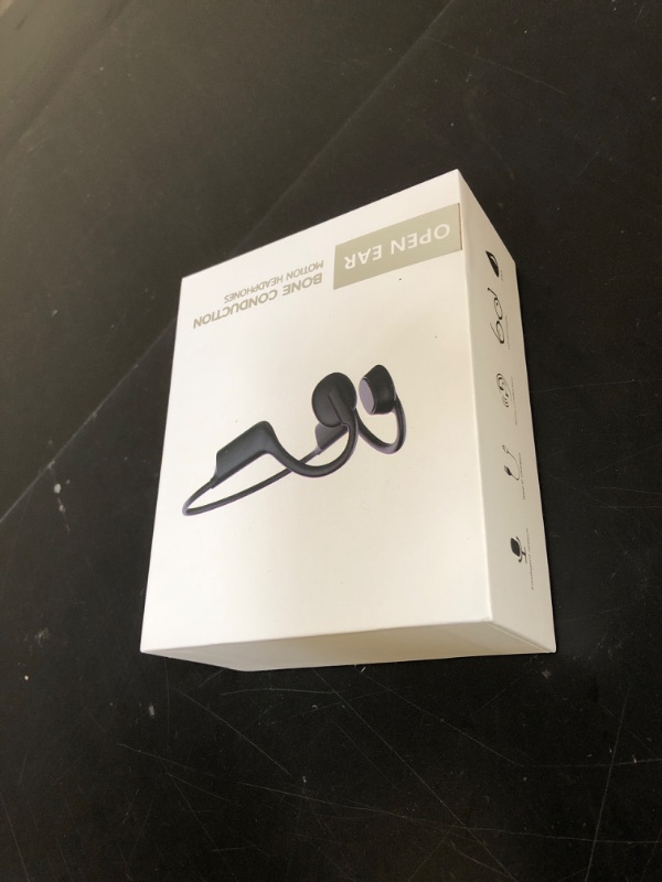 Photo 1 of Bone Conduction Headphones, Wireless Bluetooth Open-Ear Sports Headphones with Mic, Type-C Quick Charging Long Battery Life, Upgrade Waterproof Earphones for Running, Walking, Cycling, Workout, Gift