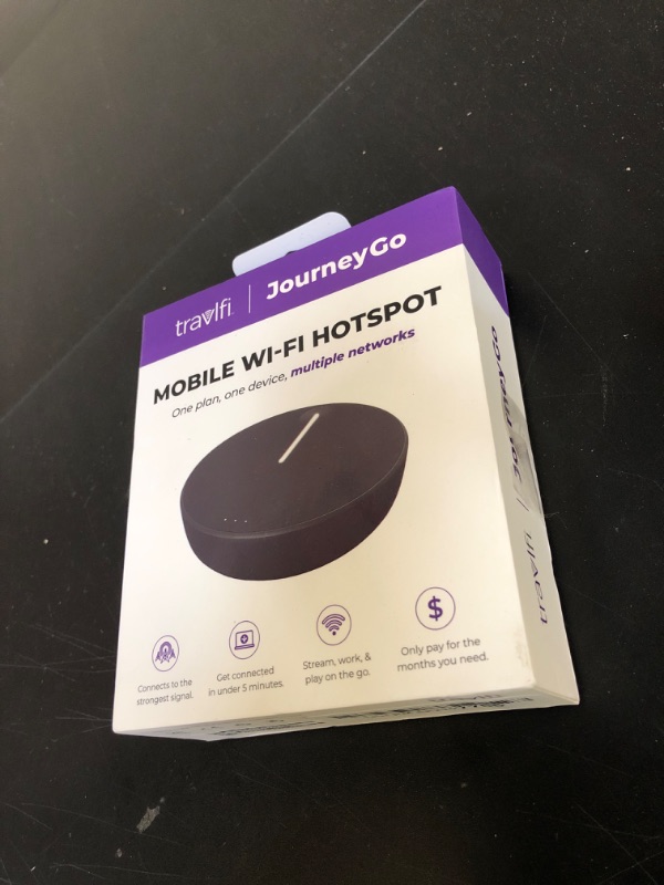 Photo 1 of New TravlFi JourneyGo LTE RV WiFi Hotspot | RV Internet with Multiple Networks, Pay As You Go and No Contracts | Portable Internet for Travel, Motorhomes and Campers
