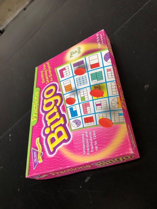 Photo 1 of Trend Enterprises Fractions Bingo Game