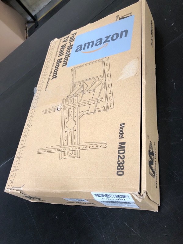 Photo 1 of Mounting Dream TV Wall Mount for 32-65 Inch Television,Mount with Swivel and Tilt, Full Motion Bracket with Articulating Dual Arms, Fits 16inch Studs, Max VESA 400X400 mm, 99lbs, MD2380