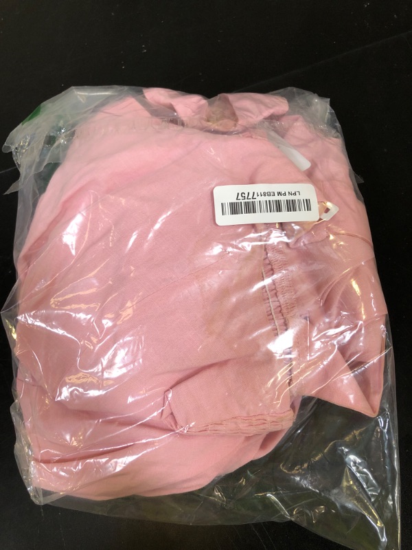 Photo 1 of MEROKEETY Women's 2025 Summer Sleeveless Midi Dress Square Neck Smocked Flowy A Line Beach Dresses, LightPink, Medium