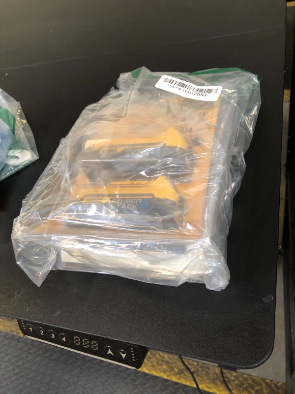 Photo 1 of DEWALT 20V MAX POWERSTACK Lithium Ion Battery 2 Pack (DCBP034-2)