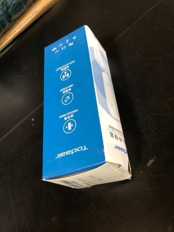 Photo 1 of TODAAIR WiFi Extender?Covers Up to 3500 Sq.ft and 65 Device?2.4GHz 300Mbps?Web Panel Management?Home Wireless Repeater?Home, Office, Apartment