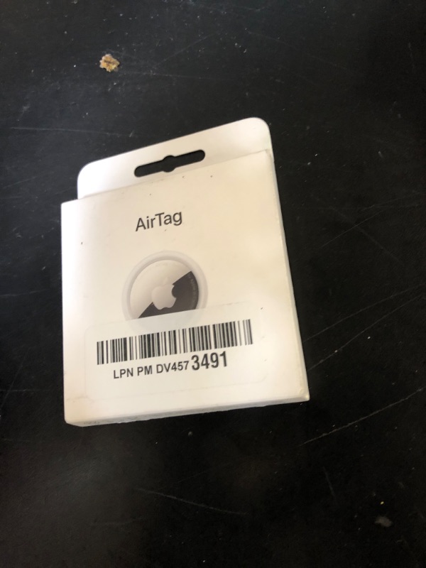 Photo 1 of Apple AirTag. Keep Track of and find Your Keys, Wallet, Luggage, Backpack, and More. Simple one-tap Set up with iPhone or iPad