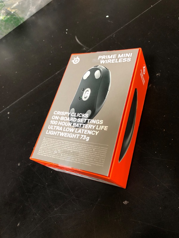 Photo 1 of SteelSeries Esports Mini Wireless FPS Gaming Mouse – Ultra Light – Prime Mini Edition – 5 Programmable Buttons – Lag-free 2.4GHz – 100H Battery – 18K CPI Sensor – Magnetic Optical Switches – PC/Mac