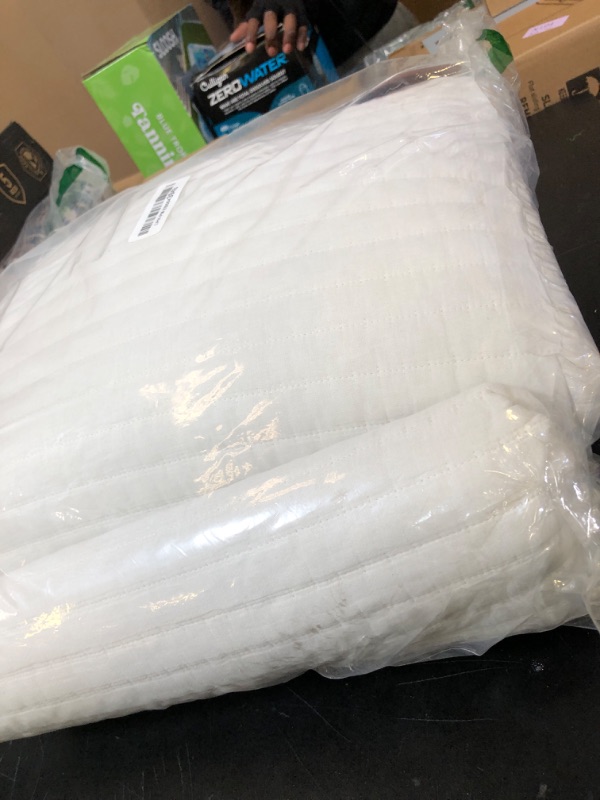 Photo 1 of WDCOZY White Queen Size Quilt Set, Muslin Cotton Shell Down-Alt Poly Filling, Shabby Chic Rustic Farmhouse Country Bedspread, Textured Gauze Coverlet, Soft Lightweight Bedding, All Season, 2 Shams