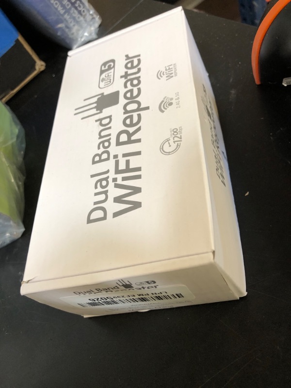 Photo 1 of WiFi Extender, WiFi Extender Signal Booster, WiFi Booster, Covers Up to 12880 Sq.ft and 105 Devices, Dual Band Wireless Repeater, WiFi Repeater, WiFi Extenders Signal Booster for Home
