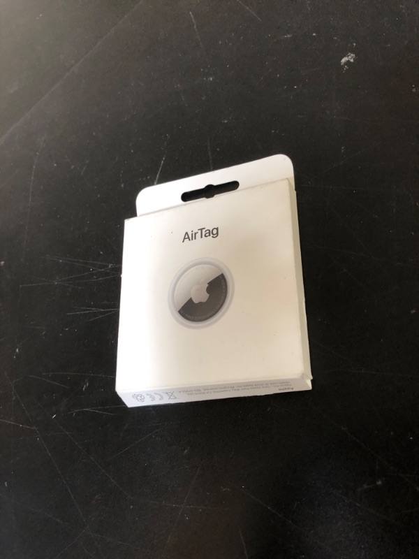 Photo 1 of Apple AirTag. Keep Track of and find Your Keys, Wallet, Luggage, Backpack, and More. Simple one-tap Set up with iPhone or iPad