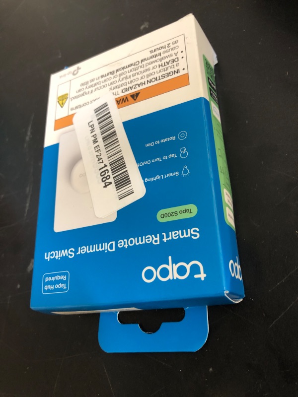 Photo 1 of Tapo TP-Link Smart Button | Wireless Remote Dimmer Switch | 3-Way Control | Tap & Rotate HUB Required | 1+ Year Battery Life