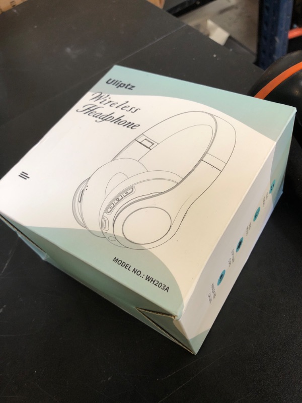 Photo 1 of Uliptz Wireless Bluetooth Headphones, 65H Playtime, 6 EQ Sound Modes, HiFi Stereo Over Ear Headphones with Microphone, Foldable Lightweight Bluetooth 5.3 Headphone for Travel/Office/Cellphone/PC