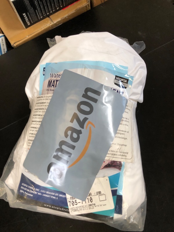 Photo 1 of Utopia Bedding Zippered Mattress Encasement Full, 100% Waterproof Bed Bug and Dust Mite Proof Mattress Protector, Absorbent Six-Sided Mattress Cover