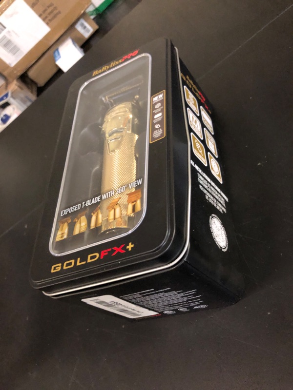 Photo 1 of BaBylissPRO GOLDFX+ Professional Barber Cord/Cordless Hair Trimmers – Beard Trimmer for Men, Professional Stylist & Barber Clippers, USB-C Cordless Hair Clippers for Men
