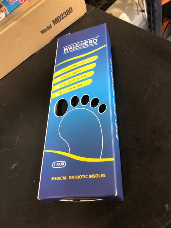 Photo 1 of Inserts Relieve Plantar Fasciitis - Flat Feet Insoles Arch Supports, Orthotic Insoles for Foot Pain Arch Pain Reduce Muscle Fatigue Absorb Shock (Mens 4-4 1/2 | Womens 6-6 1/2)