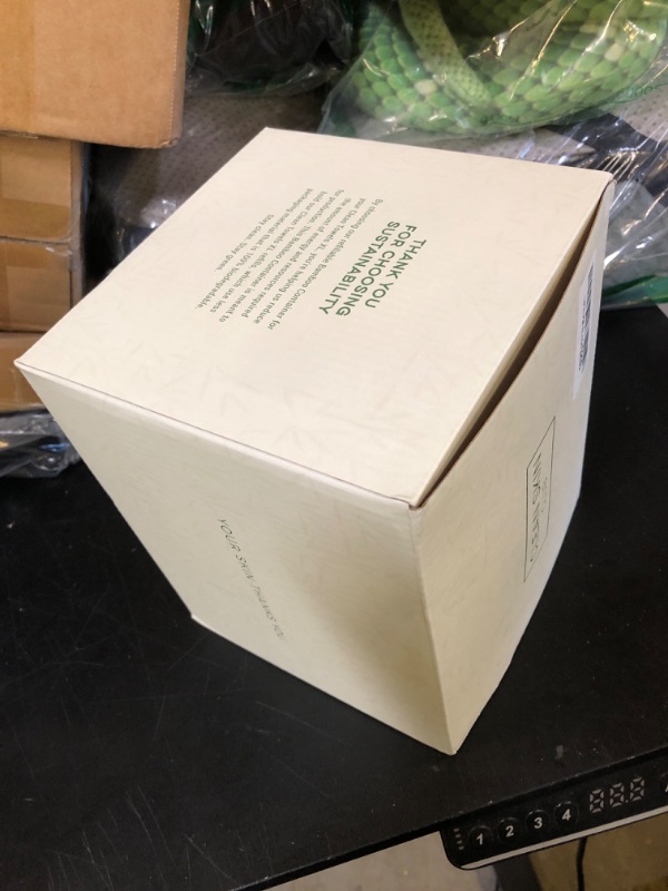 Photo 1 of Clean Skin Club Luxe Bamboo Box with Drawer & Towels XL, Face Towel, Disposable Makeup Remover Dry Wipes, Facial Wash (Bamboo Container Drawer)