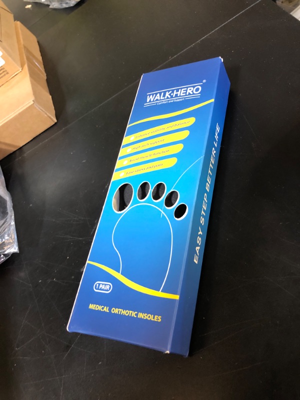 Photo 1 of Plantar Fasciitis Feet Insoles Arch Supports Orthotics Inserts Relieve Flat Feet, High Arch (Mens 5-5 1/2 | Womens 7-7 1/2)