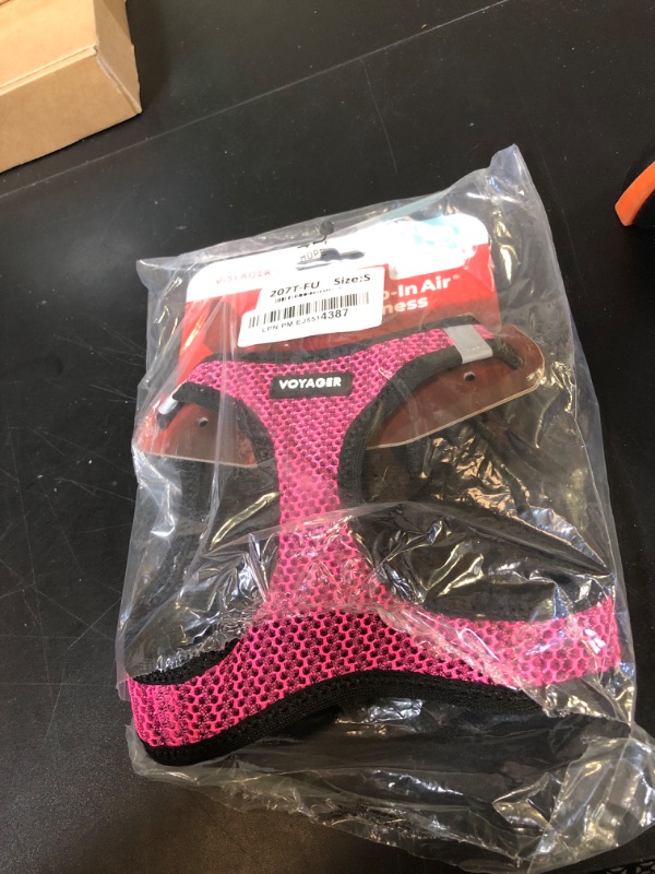Photo 1 of Best Pet Supplies - All Weather Mesh, Reflective, No Pull Harness for Small, Medium Dogs, Cats - Secure with Hook & Loop Fastener, Buckle, Double D-Rings - Fuchsia 2-Tone, S