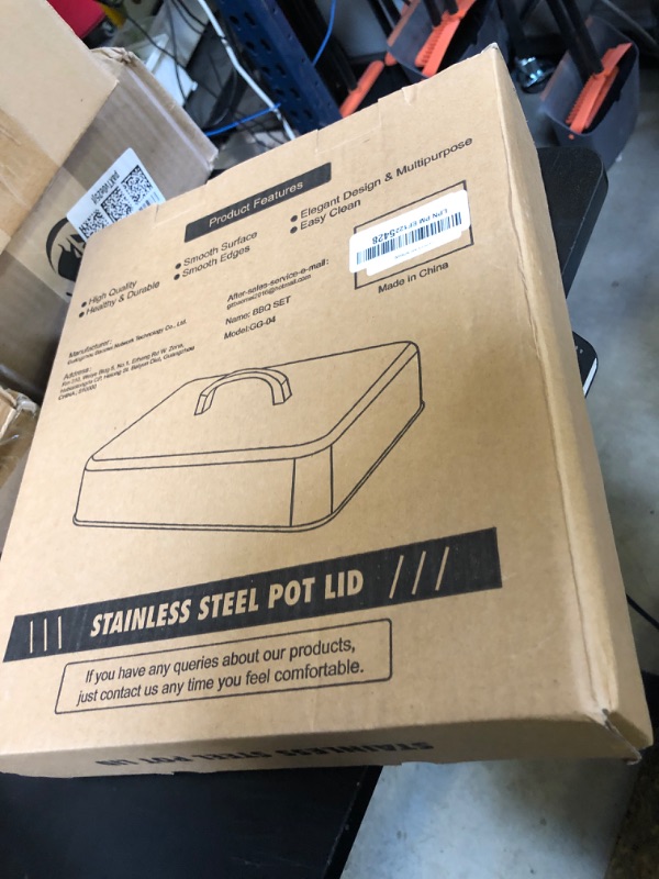 Photo 1 of Griddle Accessories for Blackstone, Commercial Grade Heavy Duty Rectangular Basting Cover, Stainless Steel Cheese Melting Dome and Steaming Cover, Best for Use in Flat Top Grill Cooking