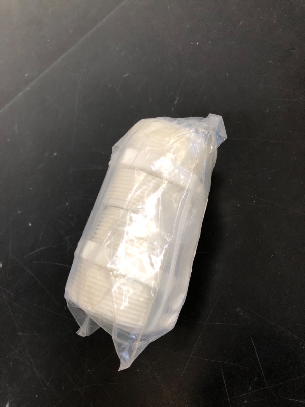 Photo 1 of Uxcell Pvc  Fitting Hex Nipple G1-1/2 X G1-1/2 Male Thread Adapter Connector 2pcs