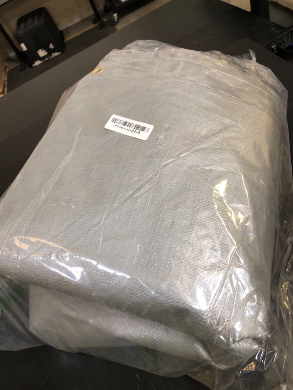 Photo 1 of Sunvigor Tarp Waterproof 16x20Ft, Heavy Duty Tarp Cover Extra Thick 14 Mil Tear and UV Resistant, Outdoor Tarps with Grommets and Reinforced Edges for Roof, Camping, Patio, Pool, Boat
