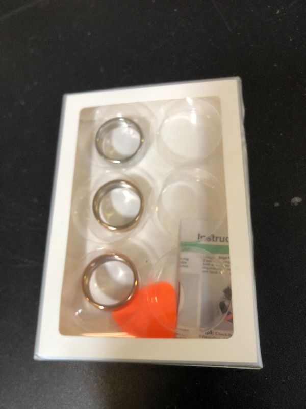 Photo 1 of 3 Pack Cover Compatible with Oura Ring Gen 4/Oura Ring Gen 3 Horizon/Heritage, Surport Charging with Cover on, Anti-Scratch TPU Protector for Men Women (Size 9, Silver+Gold+Rosegold)