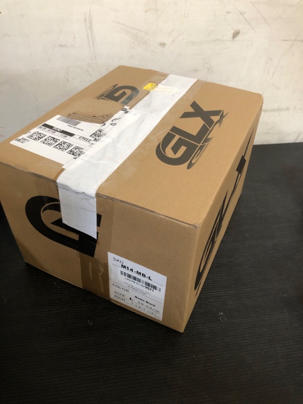 Photo 1 of GLX M14 Open Face Motorcycle Helmet - Matte Black, Large - DOT Approved