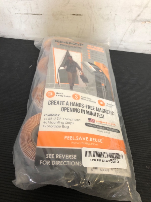 Photo 1 of RE-U-ZIP® Reusable Magnetic Entry Strip™ | Starter Kit