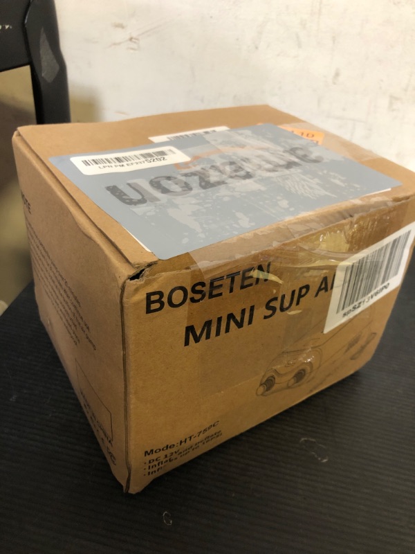 Photo 1 of BOSETEN Paddle Board Pump, SUP Electric Air Pump, Deflation Function, Auto-Off, 12V DC Car Connector for Inflatable Stand Up Paddle Board, Kayaks, Boats, Inflators, Paddleboards