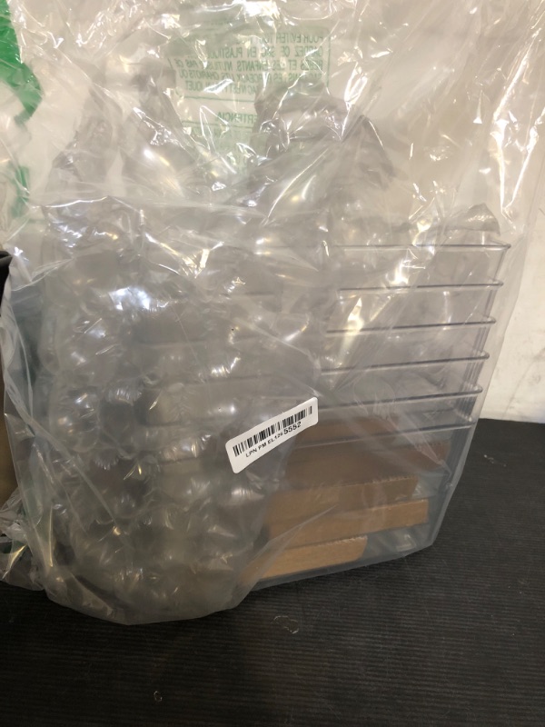 Photo 1 of FairHome Set of 6 Clear Plastic Storage Bins With Handles, Containers To Organize Pantry, Fridge, Cabinet, Kitchen, Countertop, Closet, Cupboard, Home Organization and Storage