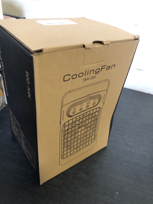 Photo 1 of Small Portable Air Conditioner, LEAEYFE 3 Higher Speeds With 800ml Extra Large Water Tank, 120° Oscillating Mini Cooler Works Within 9 Feet, 2/8 Hour Timer,For Desk, Home, bed and Living Room
