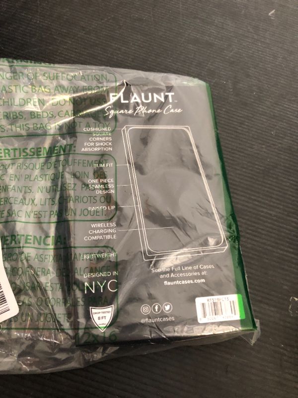 Photo 1 of FLAUNT Official Square Protective Case - Compatible with iPhone 13 Pro Max - Wireless Charging - Stylish Drop Tested Shockproof Phone Case - (Rainbow Confetti Tortoise Shell)