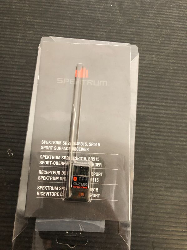 Photo 1 of Spektrum SR215 2-Channel 2.4GHz DSMR RC Sport Receiver: Surface, Black