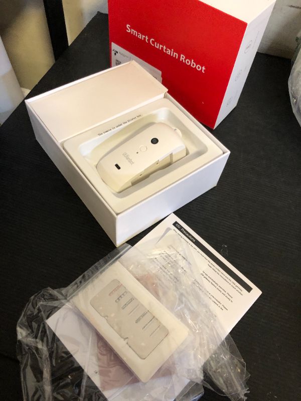 Photo 1 of Automatic Curtain Opener - Electric Curtains with Remote Smart Curtain Opener Electronic for Roman/U/T Rails, Bluetooth Curtain Opener with App/Timer, Compatible with Alexa and Google Home