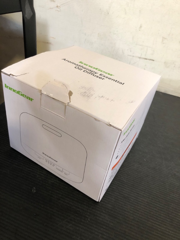 Photo 1 of InnoGear 500ml Essential Oil Diffuser with Remote Control, Premium Ultrasonic Aromatherapy Diffusers Scent Humidifier Vaporizer Auto-Off Timer for Large Room Home, Yellow