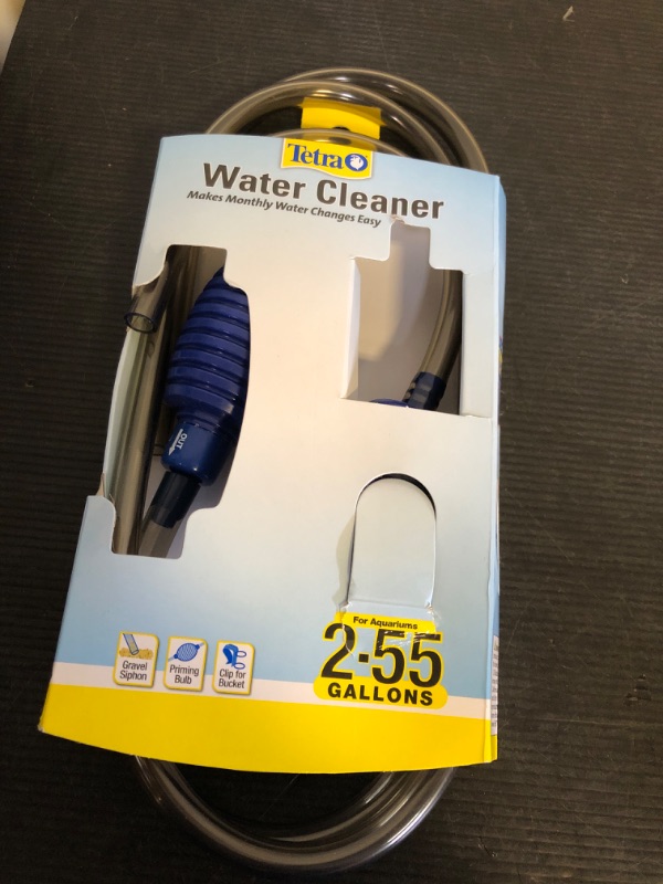 Photo 1 of Tetra Water Cleaner Gravel Siphon for Aquariums, Easily Clean Freshwater Aquariums