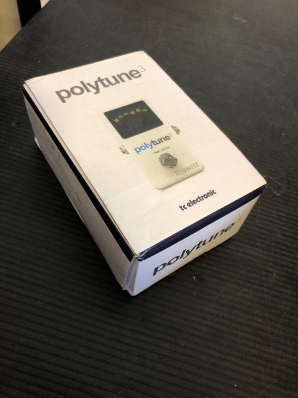 Photo 1 of TC Electronic POLYTUNE 3 Ultra-Compact Polyphonic Tuner with Multiple Tuning Modes and Built-In BONAFIDE BUFFER