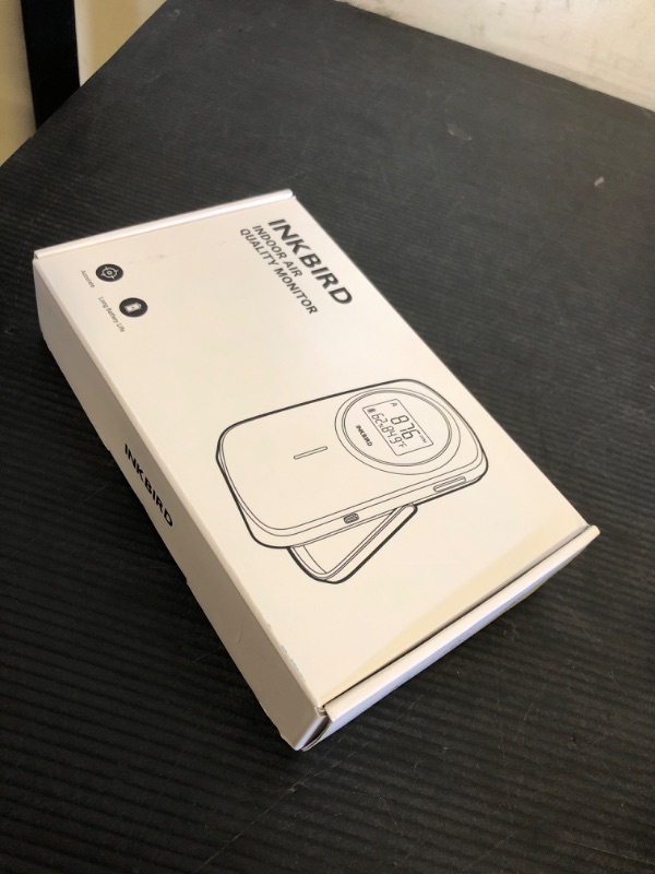 Photo 1 of INKBIRD Smart 3-in-1 CO2 Monitor with Bluetooth | Air Quality Monitor Detects CO2, Temperature, Humidity | Indoor CO2 Detector with Dual Alarm for Home, Office, Grow Tent, Travel etc.