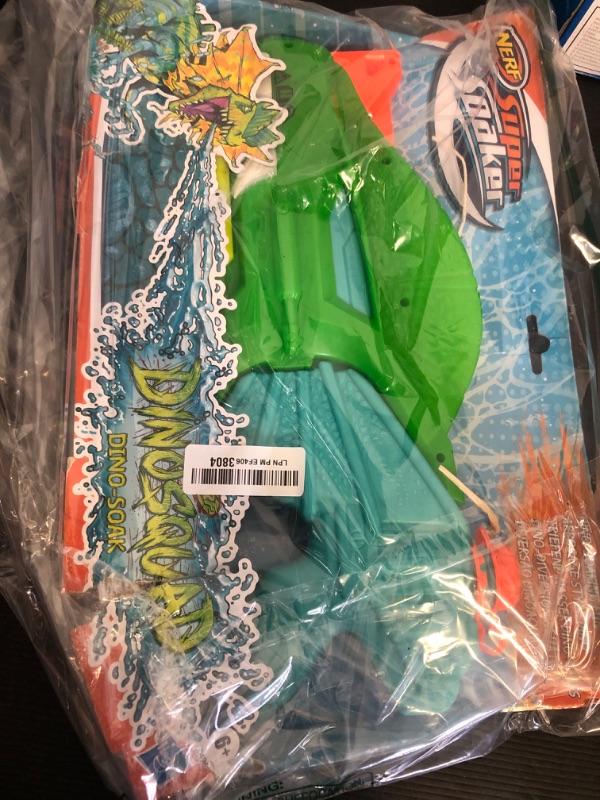 Photo 1 of NERF Super Soaker DinoSquad Water Blaster, Pump-Action for Outdoor Summer Games, for Kids, Teens & Adults