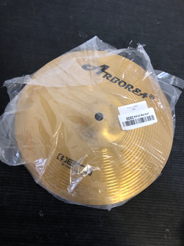 Photo 1 of Arborea 10"Splash Cymbal Golden Practice Drum Cymbal for Drum Set