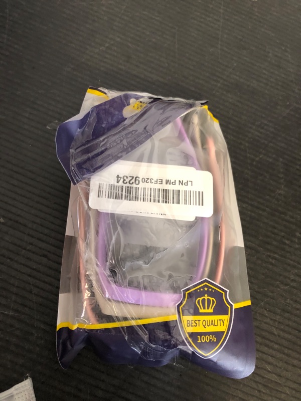 Photo 1 of Meliya Bands for Amazfit Band 7 Straps, 4-Pack Soft Silicone Sport Replacement Bracelet Strap for Amazfit Band 7 Fitness & Health Tracker Women Men (Black+Starlight+Pink Sand+Lilac Purple)