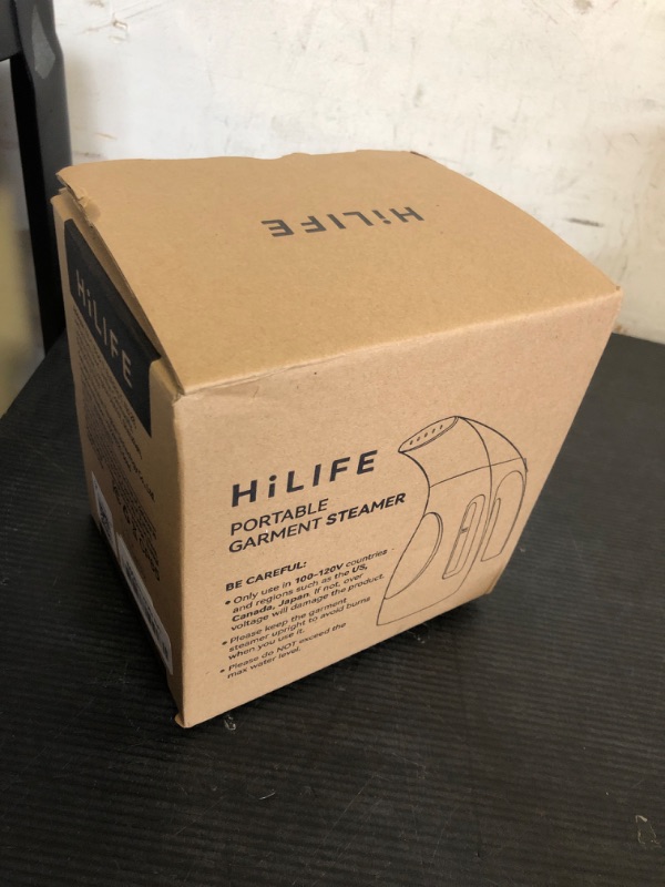 Photo 1 of HiLIFE Steamer for Clothes, Portable Handheld Design, 240ml Big Capacity, 700W, Strong Penetrating Steam, Removes Wrinkle, for Home, Office(ONLY FOR 120V)