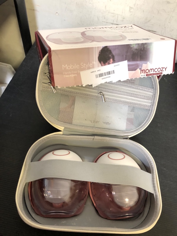 Photo 1 of Momcozy Breast Pump Hands Free Mobile Style, Leak-Proof, Quiet & Comfortable for On-The-Go Pumping