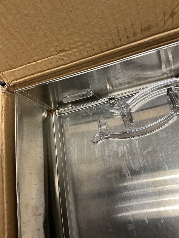 Photo 1 of 1-Layer Rice Roll Steamer, Stainless Steel Rice Noodle Roll Machine with Acrylic Handle Steam Tray, Top Open Rice Noodle Roll Steamer, for Changfen Chinese Cheung Fun Cuisine Recipes Cookware