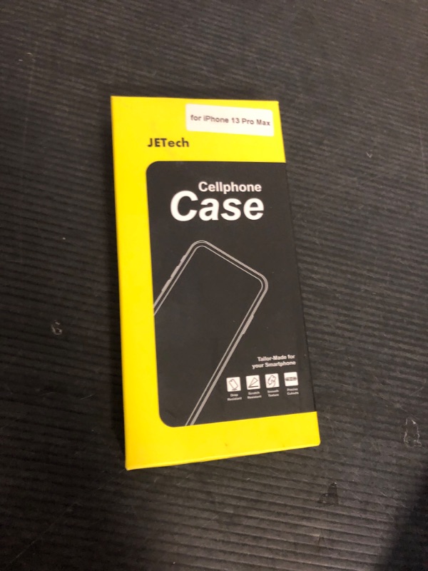 Photo 1 of JETech Case for iPhone 13 Pro Max 6.7-Inch, Non-Yellowing Shockproof Phone Bumper Cover, Anti-Scratch Clear Back (Clear)