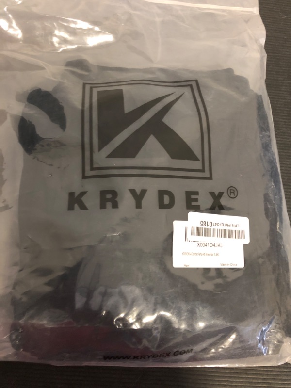Photo 1 of KRYDEX K4 Combat Pants with Knee Pads Ripstop Como Cargo Pants for Men (L, BK)