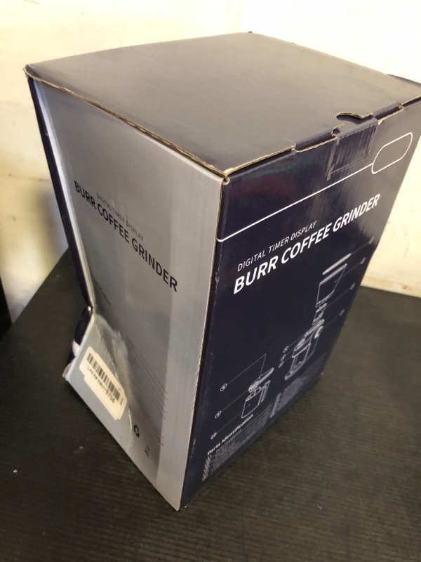 Photo 1 of SHARDOR Burr Coffee Grinder Electric with 32 Grinding Sizes, Coffee Bean Grinder with 40 Seconds Adjustable Electronic Timer, Coffee Grinders for Home Use with Chamber Cleaning Button