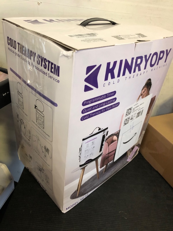Photo 1 of Cold Therapy Machine with Programmable Timer, Portable Ice Machine for Knee After Surgery, Knee Replacement Recovery System, Cryotherapy Pain Relief w/Compression Pad for,Shoulder, Hip and Ankle