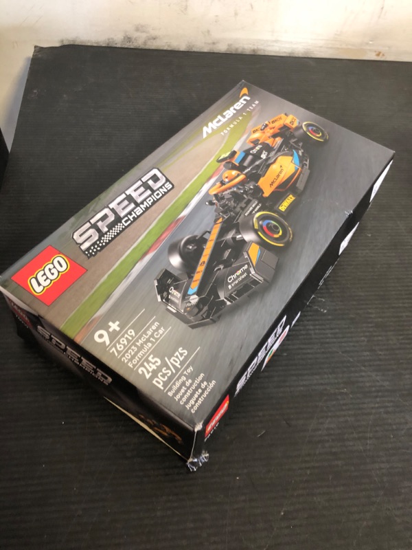 Photo 1 of LEGO Speed Champions 2023 McLaren Formula 1 Race Car Toy for Play and Display, Buildable McLaren Toy Set for Kids, F1 Toy Gift Idea for Boys and Girls Ages 9 and Up who Enjoy Independent Play, 76919