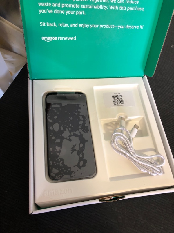 Photo 1 of Apple iPhone 15, 128GB, Black - Unlocked (Renewed Premium)