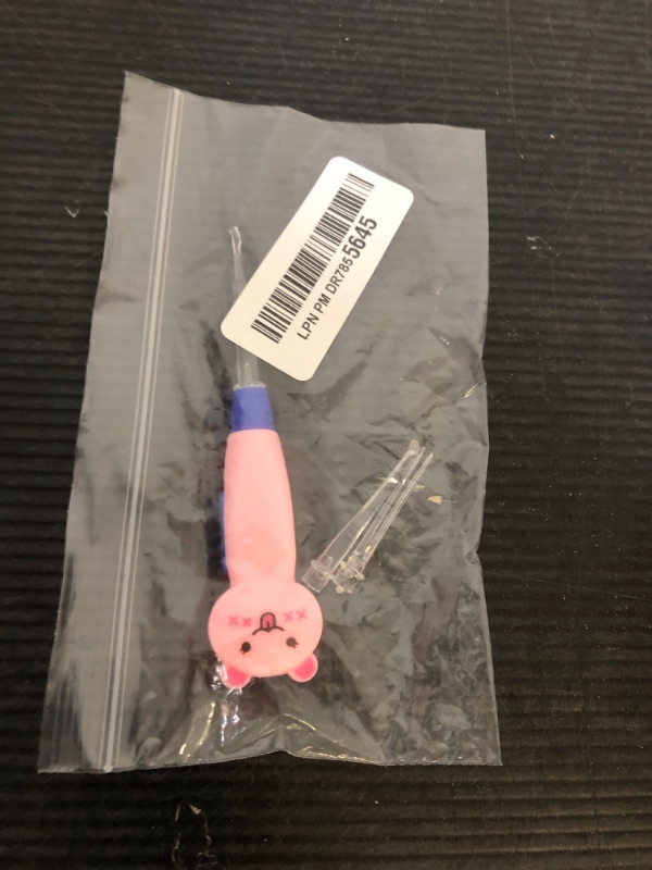 Photo 1 of FDIT Cute Cartoon LED Flashlight Earpick with Scoop Tweezers Cleaner Care Tool(Cat)