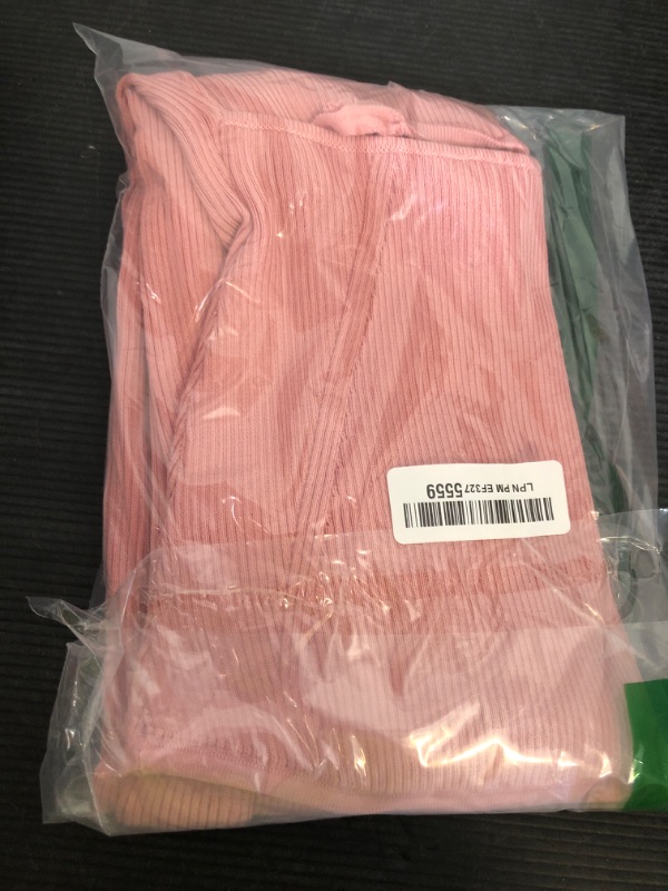 Photo 1 of PRETTYGARDEN Women's Off Shoulder Midi Bodycon Dress Sleeveless Cut Out Tube Tight Fitted Dresses (Solid Pink,X-Small)